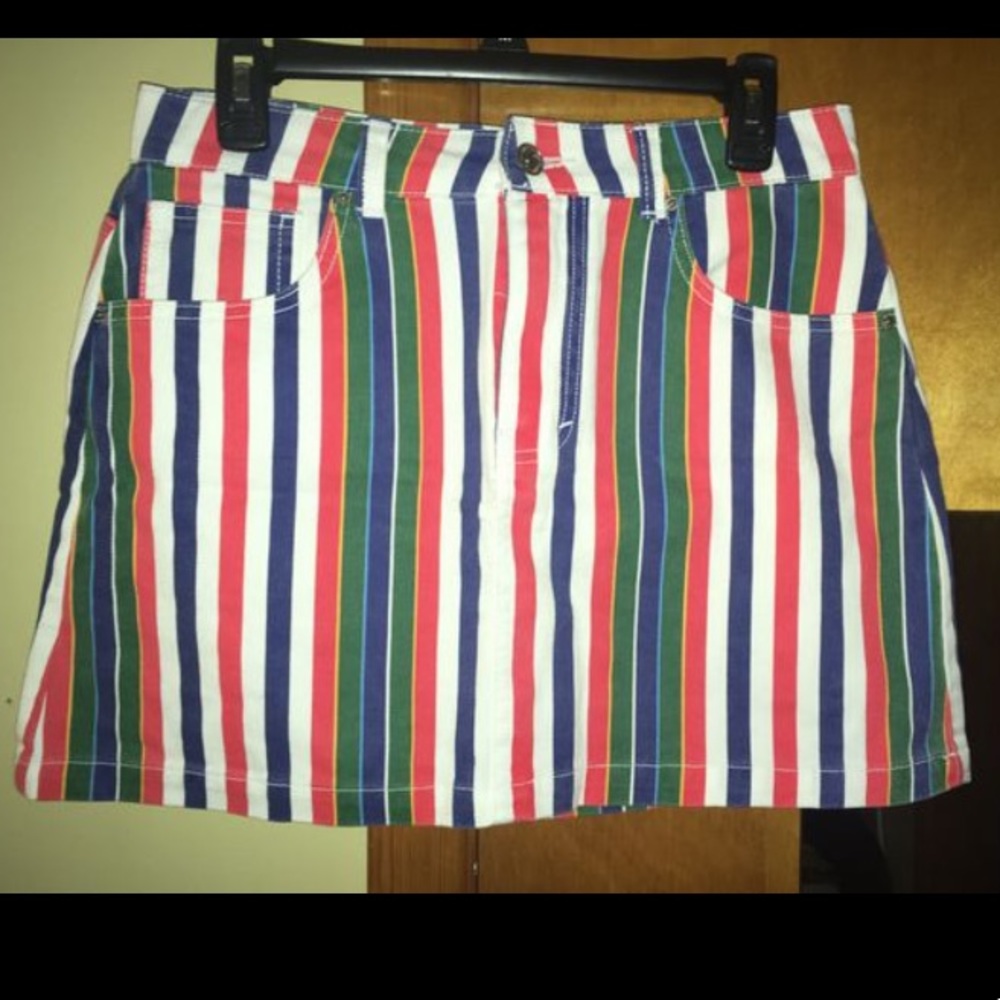 Women’s Striped Multi-Color Skirt